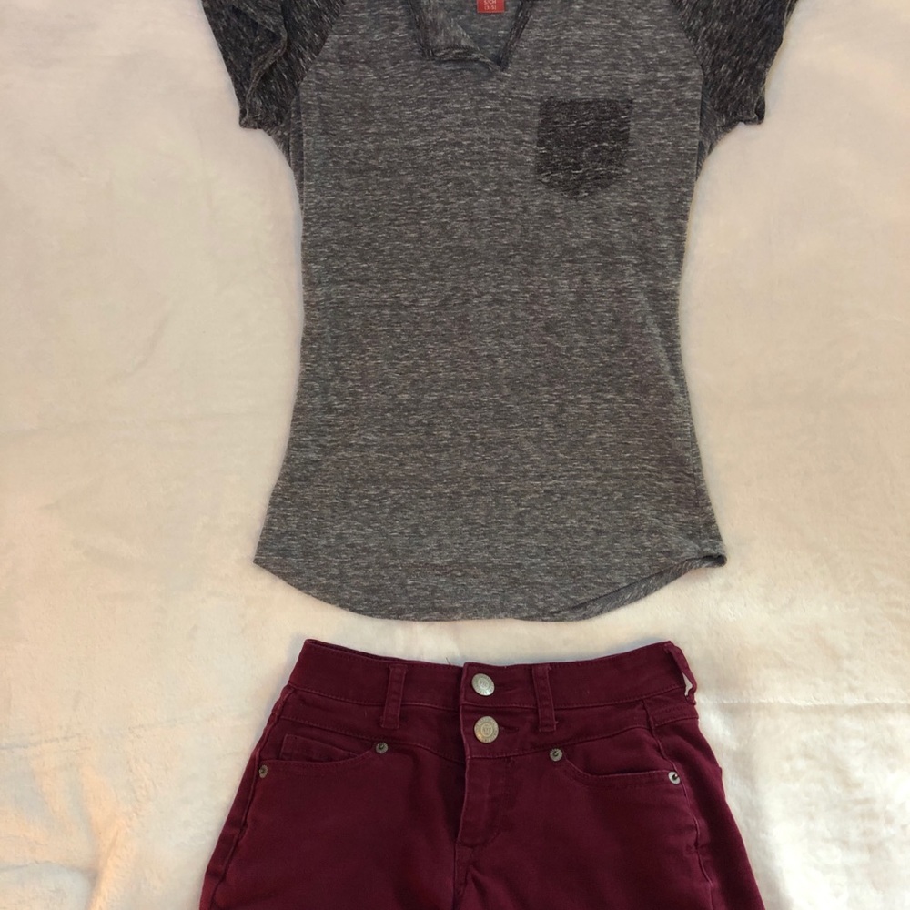shirt and shorts